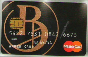 Amber card