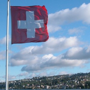 The Swiss flag